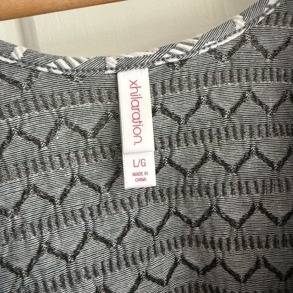 Xhilaration Black and White Geometric Mini Dress - Picture 5 of 6